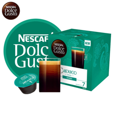 英国进口 雀巢多趣酷思( Dolce Gusto) 胶囊咖啡 巡礼墨西哥 研磨咖啡 12粒装108g 巡礼醇香